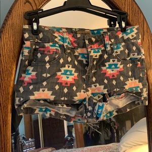 Unique patterned shorts